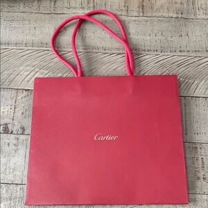 Cartier Crimson Tote Bag
